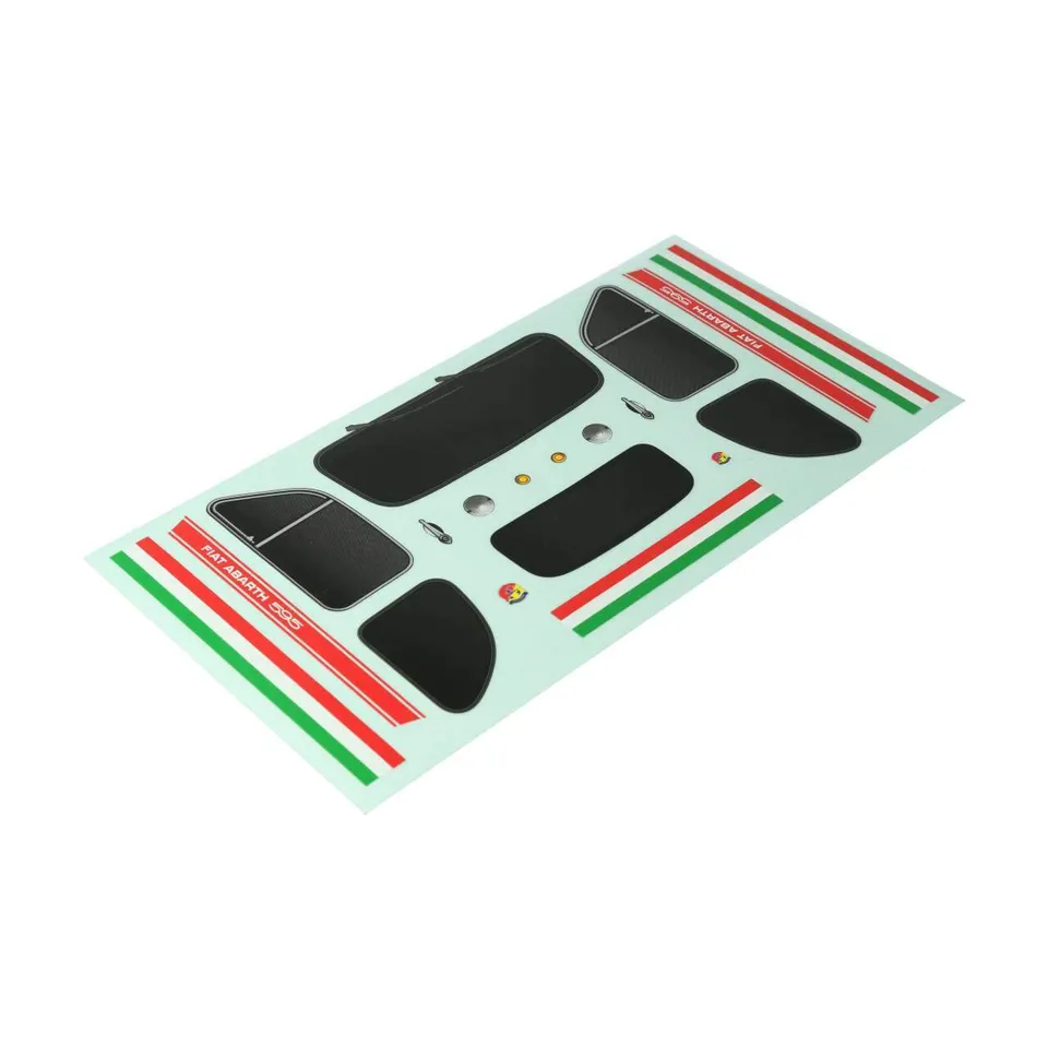 CEN CQ0950 Fiat Abarth 595 Planche Autocollants Carrosserie