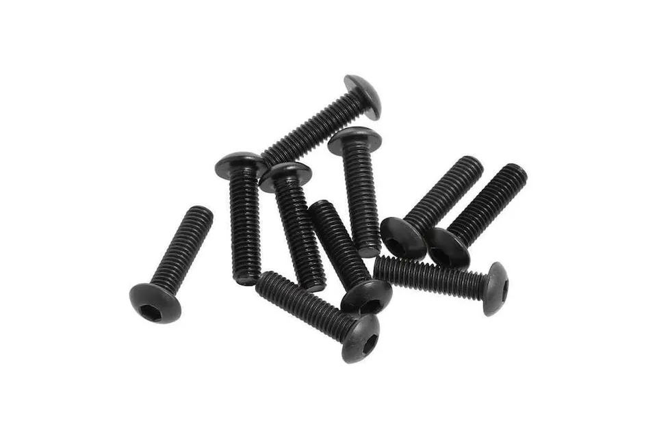 CEN Hardware G36319 vis tête ronde M3x12mm lot 10