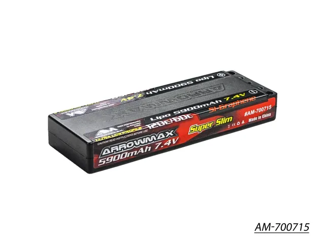 Arrowmax 2S LiPo AM-700715 batterie 5900mAh 7.4V 60C