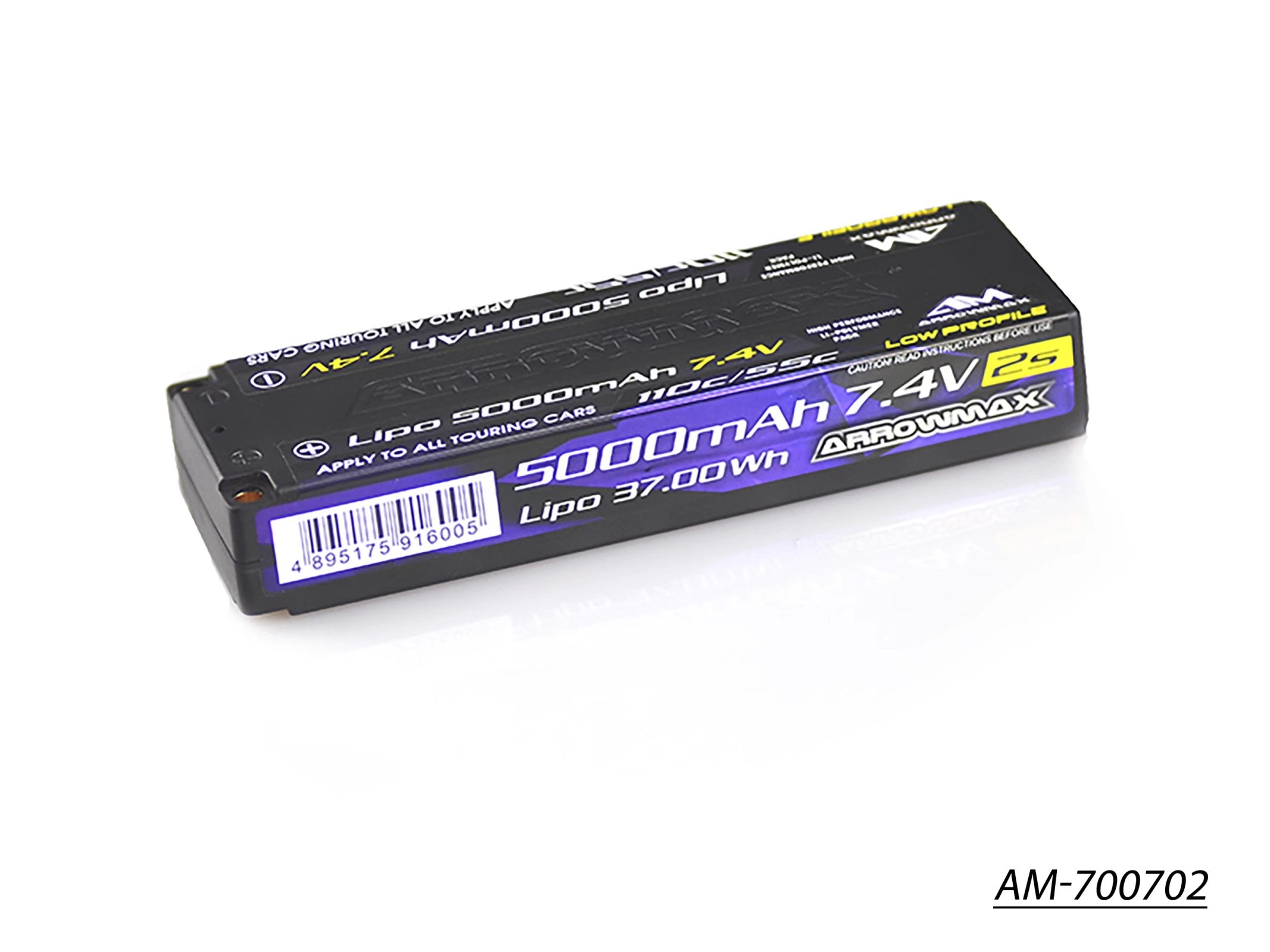 Arrowmax batterie LiPo 2S 5000mAh 7.4V 55C AM-700702