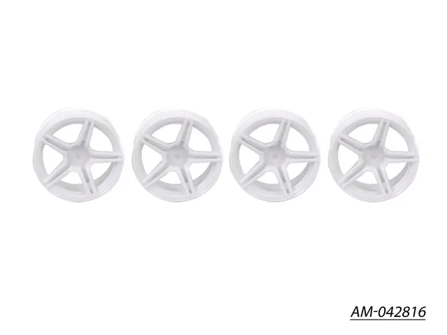 Arrowmax Rims AM-042816 Jantes 1/10 TC blanches lot de 4