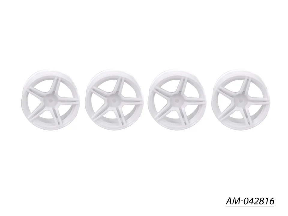 Arrowmax Rims AM-042816 Jantes 1/10 TC blanches lot de 4