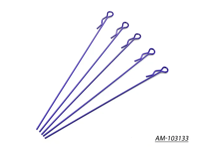 Arrowmax Body Clip carrosserie 1/10 violet x5 AM-103133