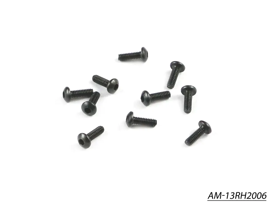 Arrowmax Screws vis Allen tête ronde M2.0x6 x10