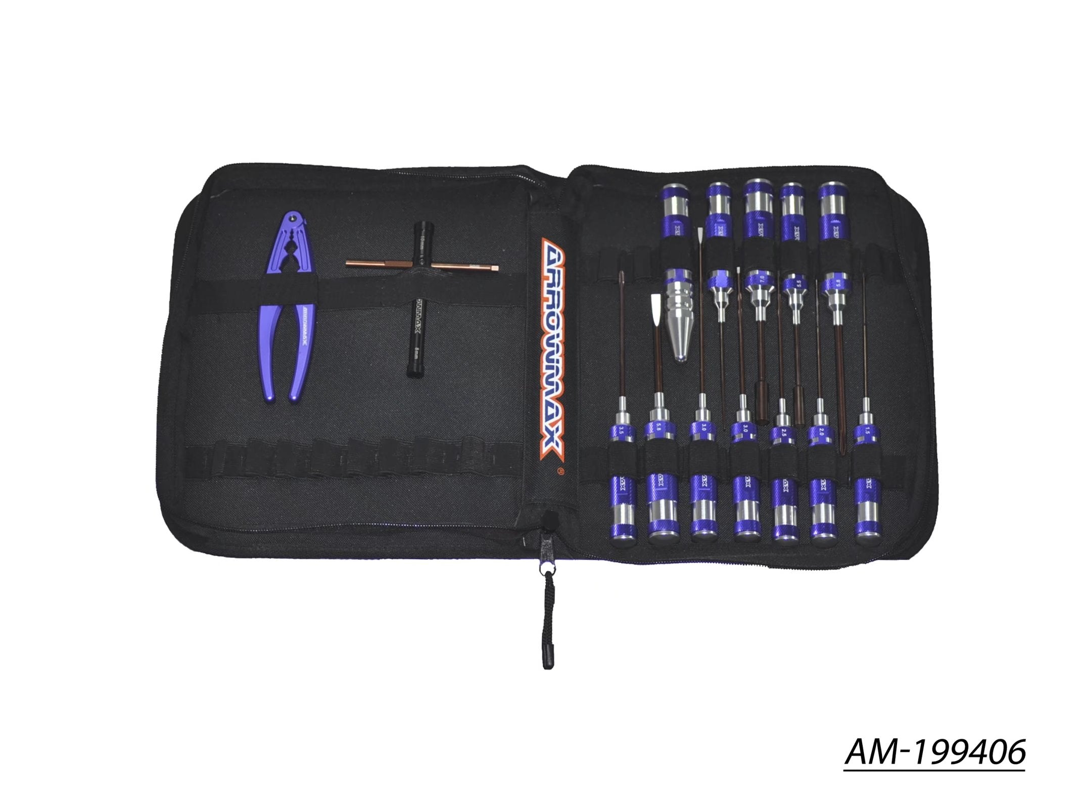Arrowmax Tools Set AM-199406 kit outils 14 pièces sacoche