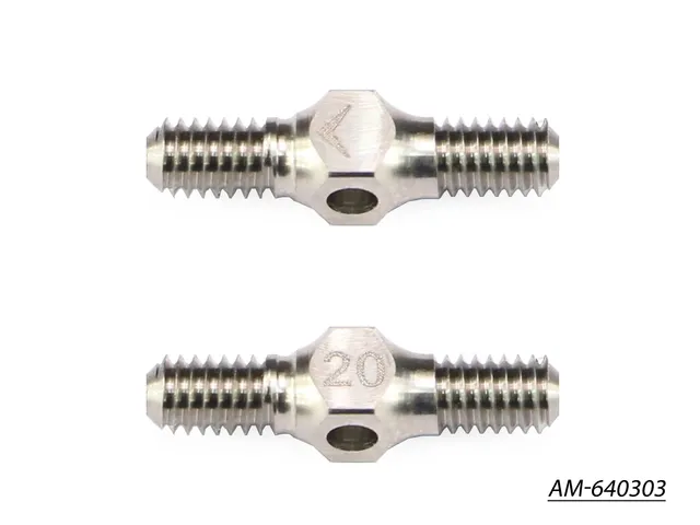 Arrowmax 64 Titanium Turnbuckle 4x20mm biellette titane x2