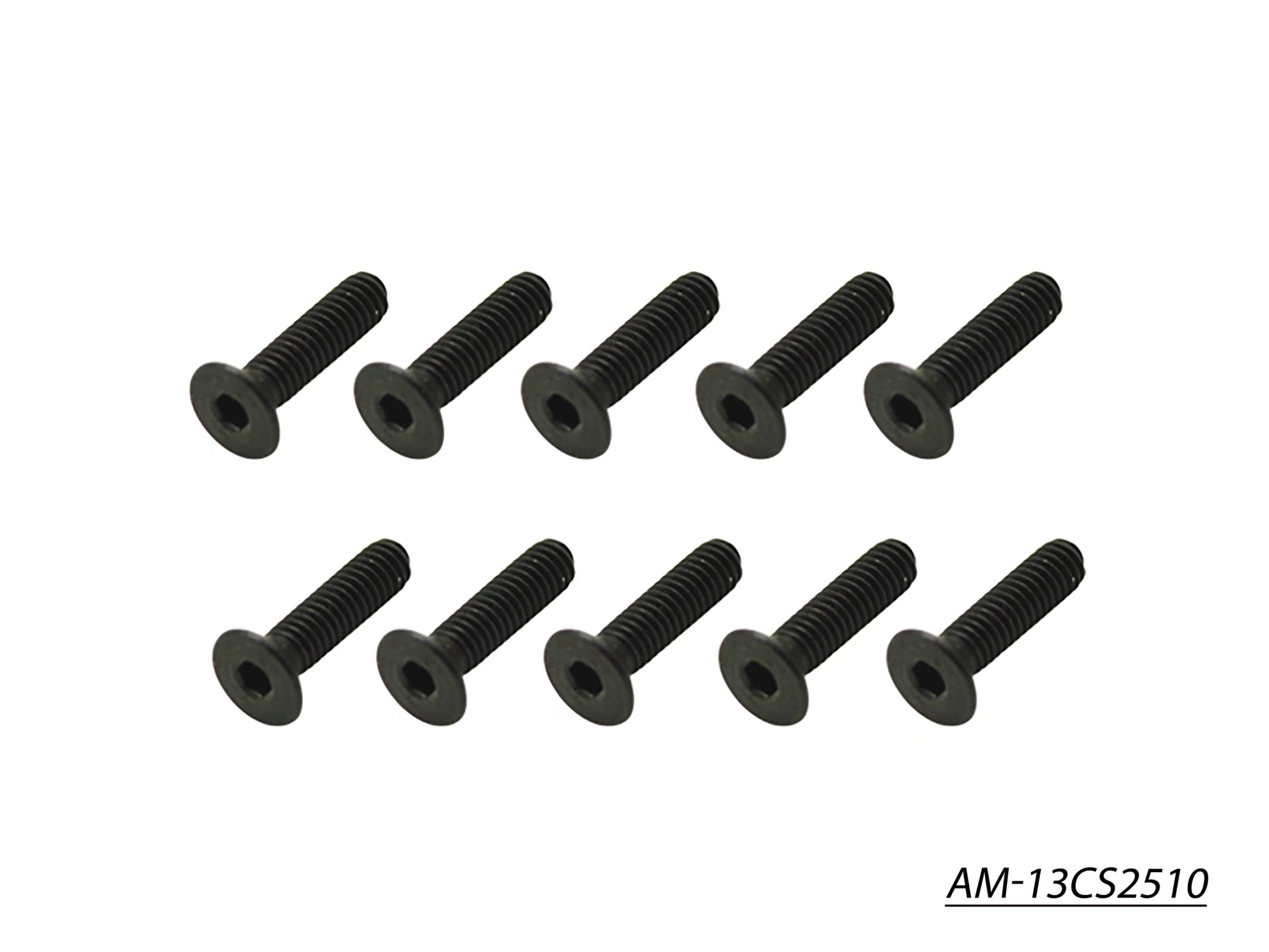 Arrowmax Screws AM-13CS2510 vis Allen fraisée M2.5x10 lot 10