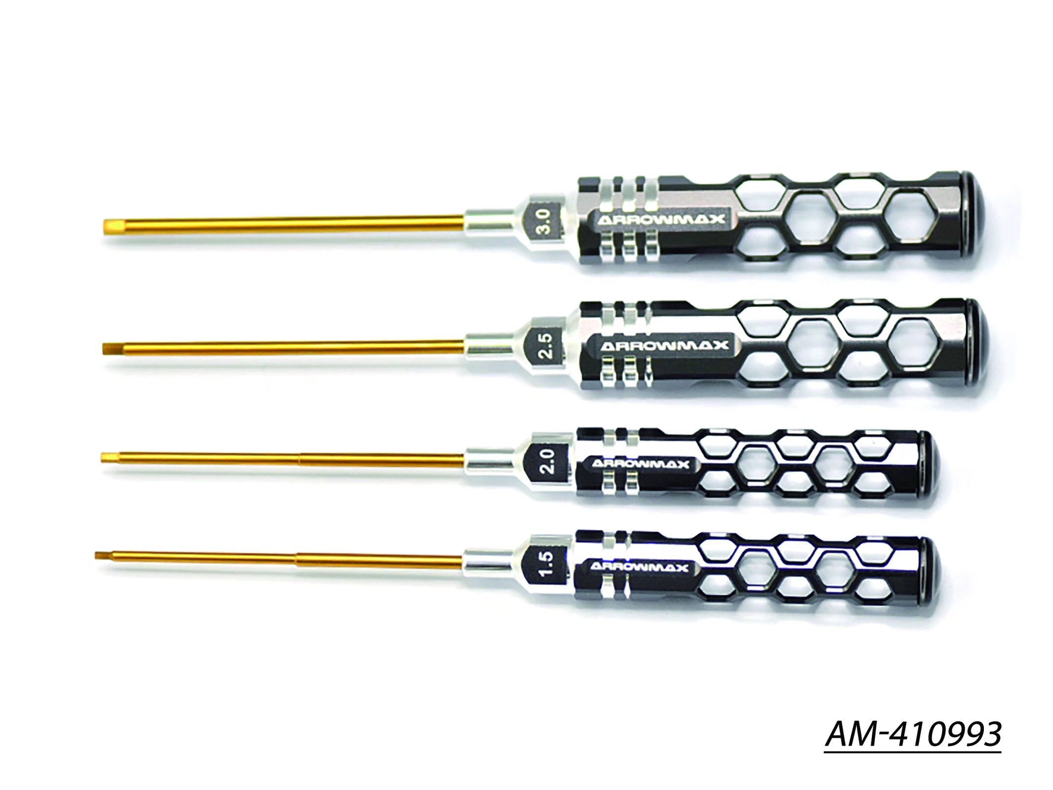 Arrowmax Jeu Clés Allen 1.5-3.0 100mm Honeycomb AM-410993