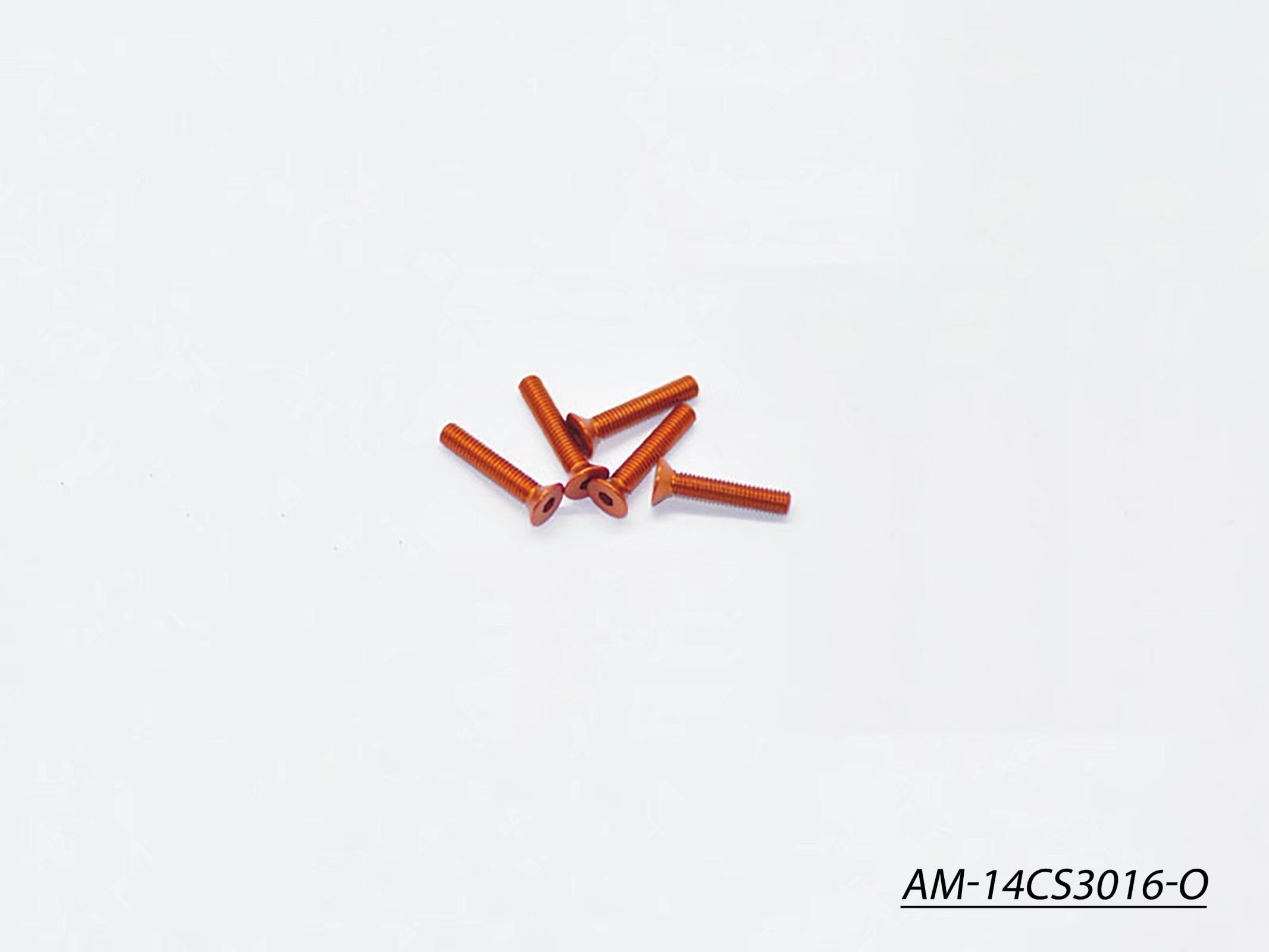 Arrowmax Vis Alu M3x16 Fraisée AM-14CS3016-O Orange x5
