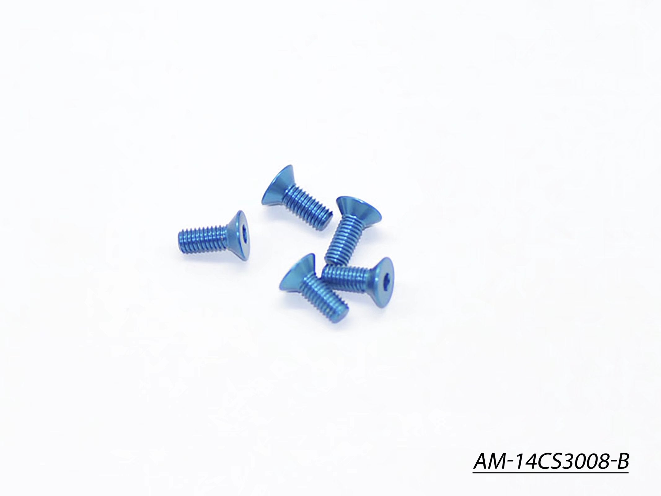 Arrowmax Screws AM-14CS3008-B vis alu M3x8 bleue lot 5
