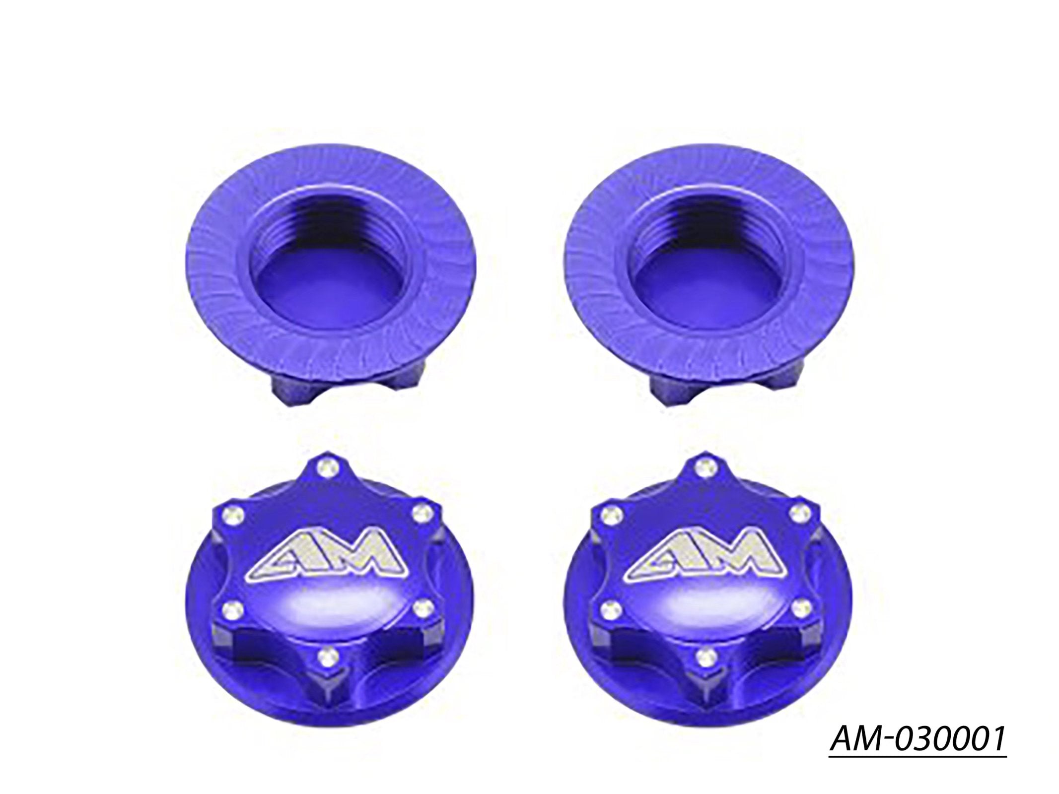 Arrowmax Accessories écrous roue alu 1/8 fermés AM-030001 x4