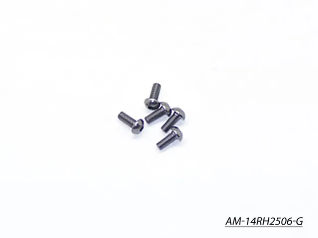 Arrowmax Vis Alu Tête Ronde M2.5x6 Grise 7075 x5