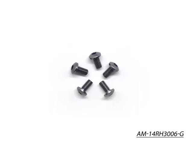 Arrowmax Screws AM-14RH3006-G vis alu M3x6 grise lot 5