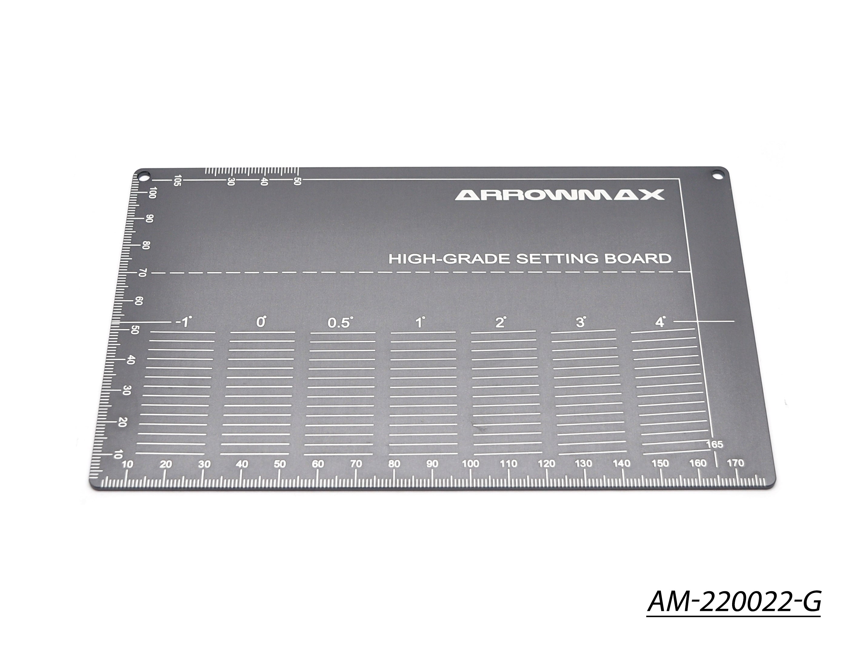 Arrowmax Set up tools Setting Board 1/32 Mini 4WD Planche grise