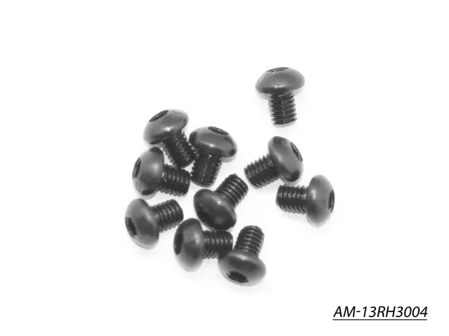 Arrowmax Screws AM-13RH3004 vis tête ronde M3x4 lot 10