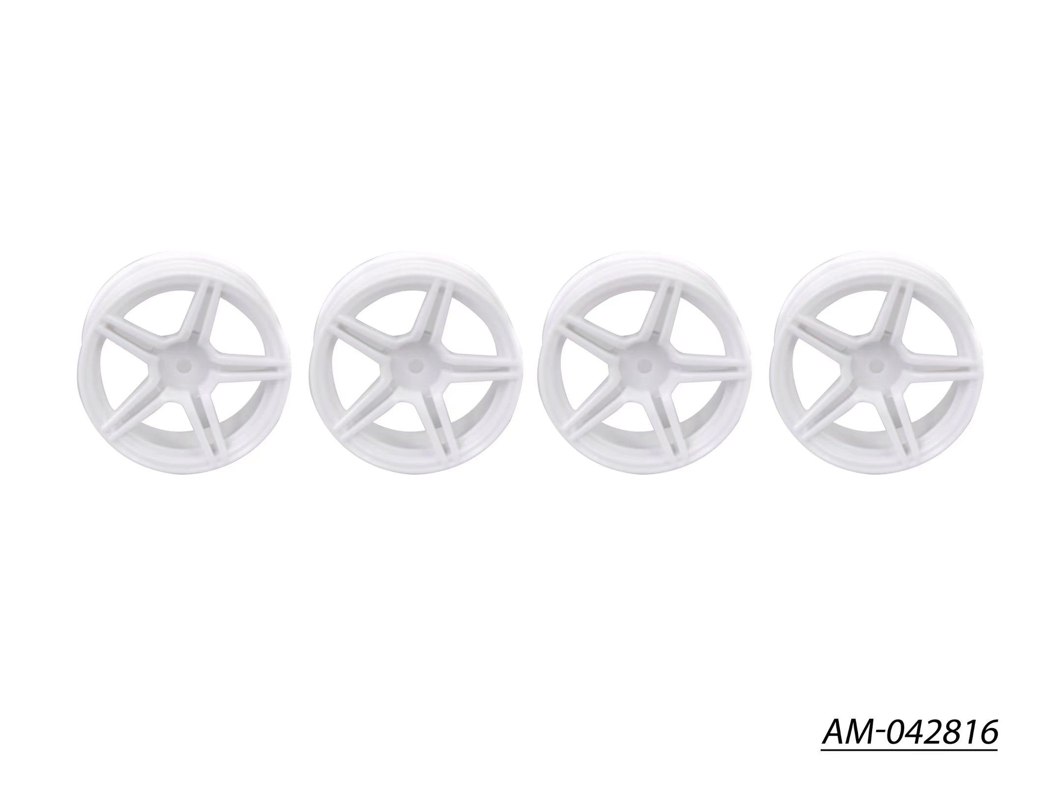 Arrowmax Rims AM-042816 Jantes 1/10 TC blanches lot de 4