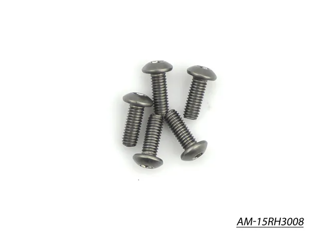 Arrowmax Screws Vis titane M3x8 tête ronde AM-15RH3008