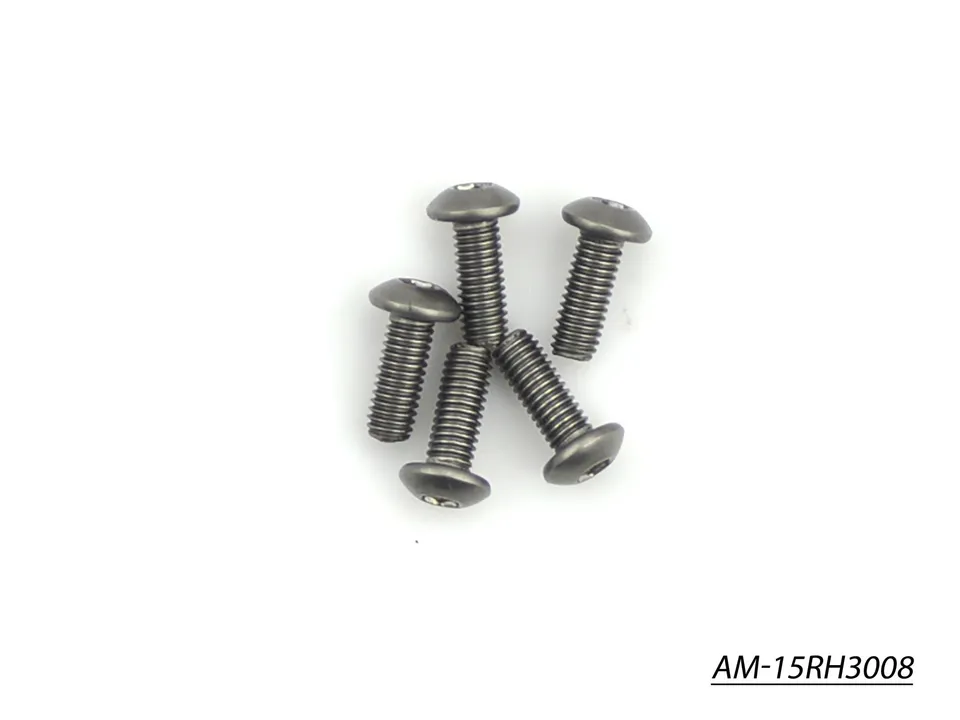 Arrowmax Screws Vis titane M3x8 tête ronde AM-15RH3008
