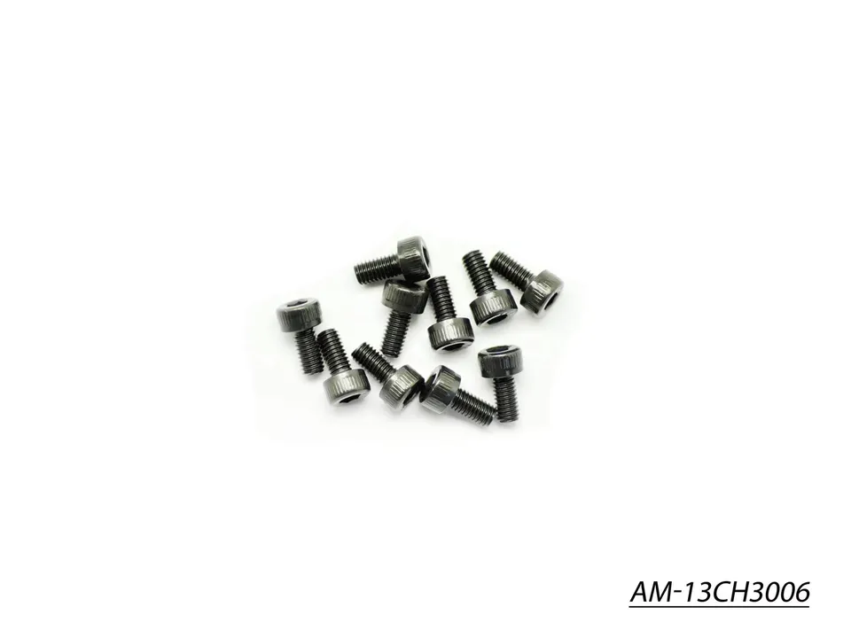Arrowmax Screws Vis M3x6 AM-13CH3006 Tête Cylindrique x10