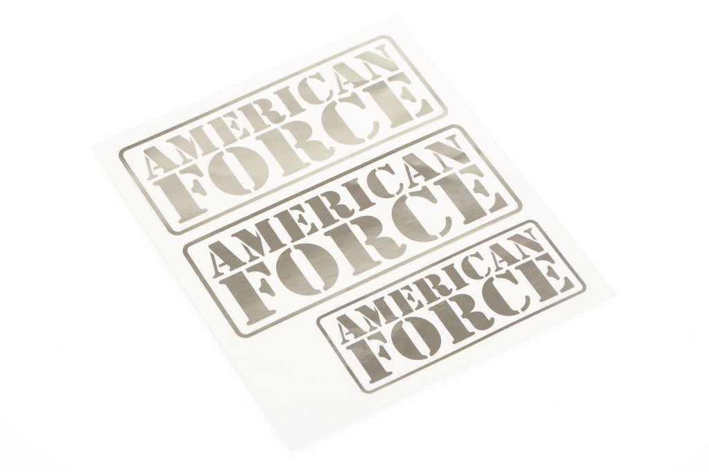 CEN CD0968 Planche autocollants American Force chrome