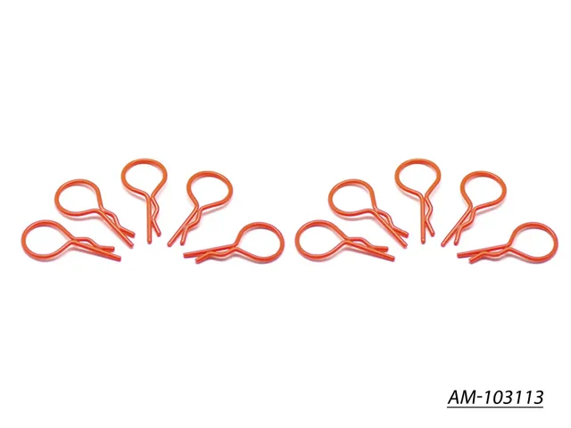 Arrowmax Body Clip AM-103113 clips 1/10 rouge fluo x10
