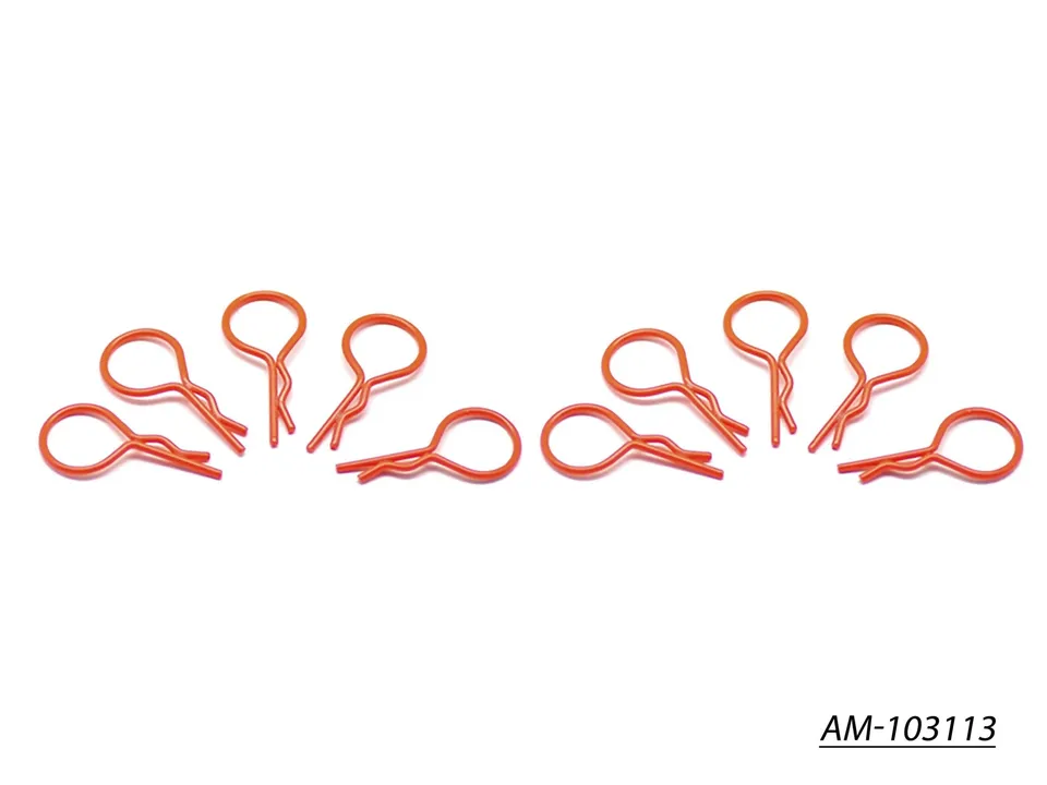 Arrowmax Body Clip AM-103113 clips 1/10 rouge fluo x10