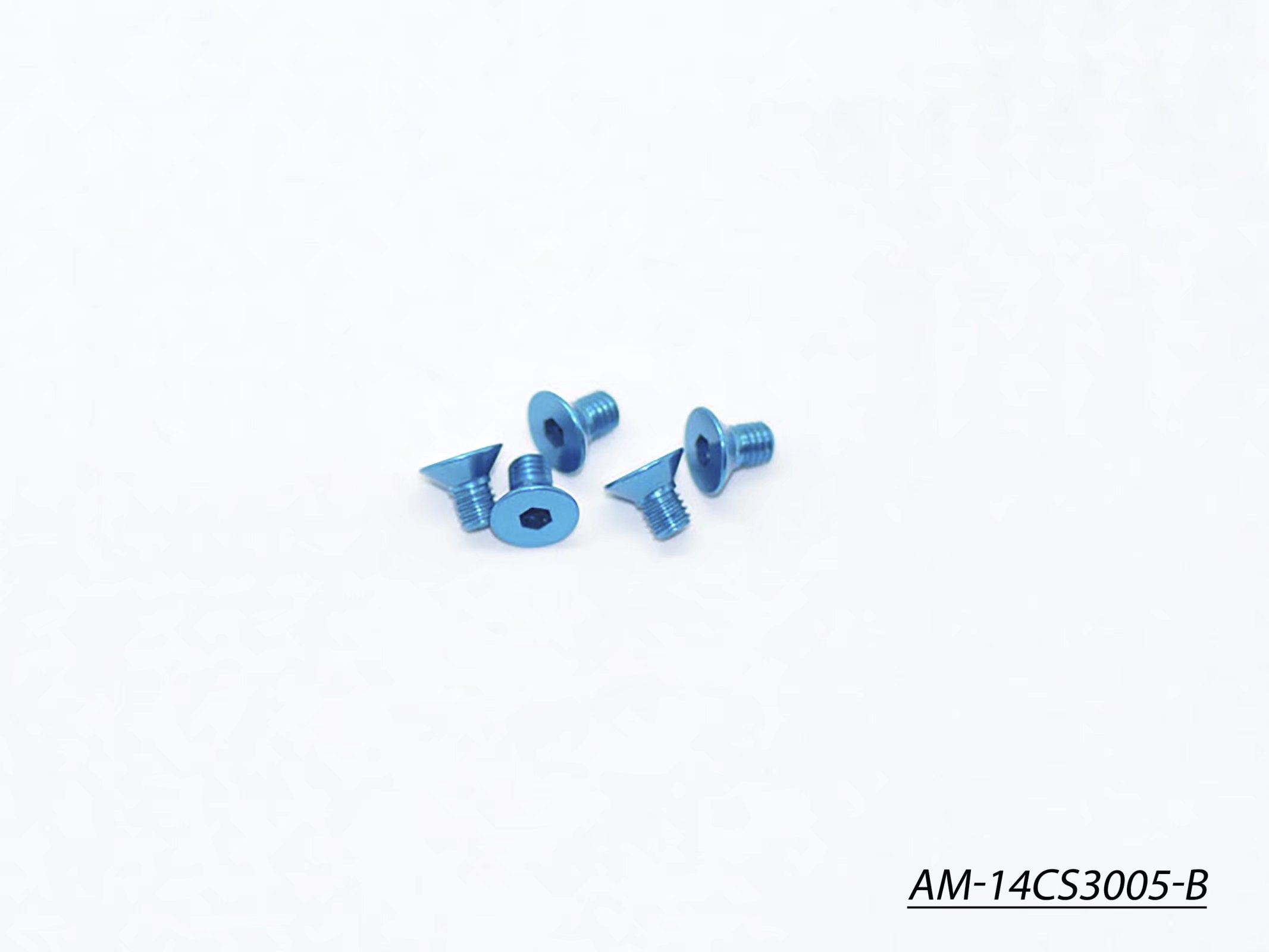 Arrowmax AM-14CS3005-B vis alu M3x5 bleue lot de 5