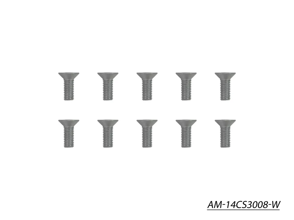 Arrowmax Screws vis fraisée M3x8 tungstène x10