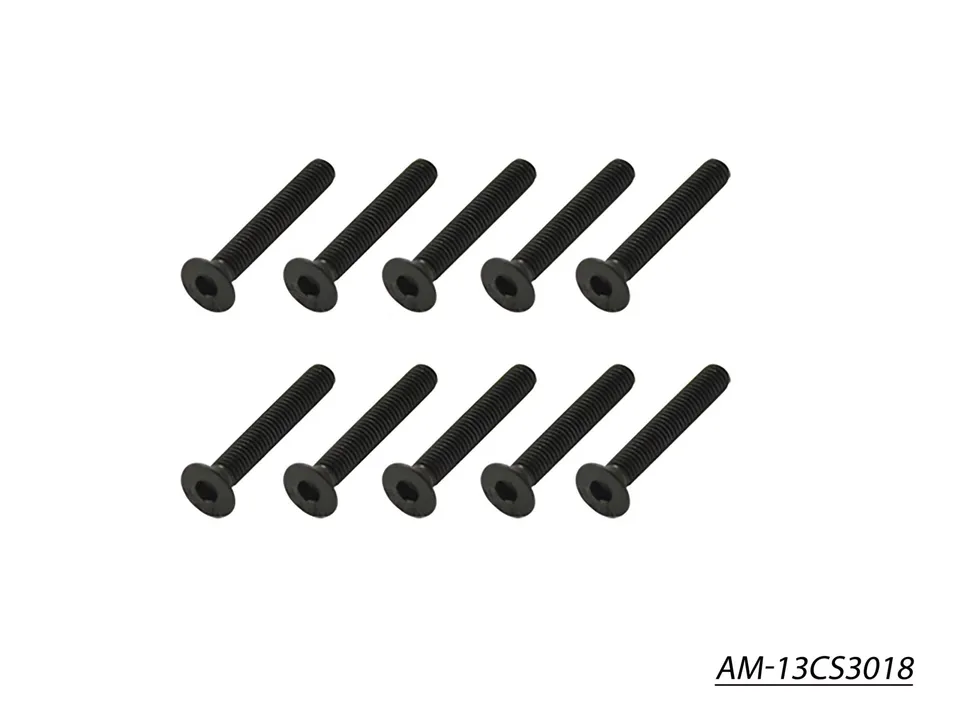 Arrowmax Screws vis fraisée Allen M3x18 lot 10 AM-13CS3018