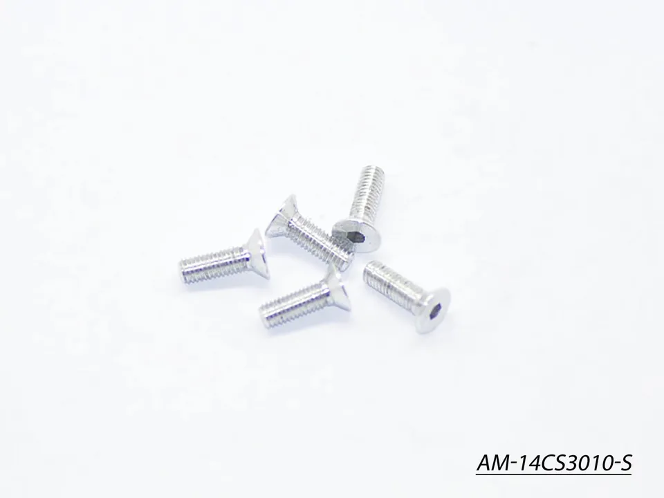 Arrowmax Screws AM-14CS3010-S vis alu fraisée M3x10 argent lot 5