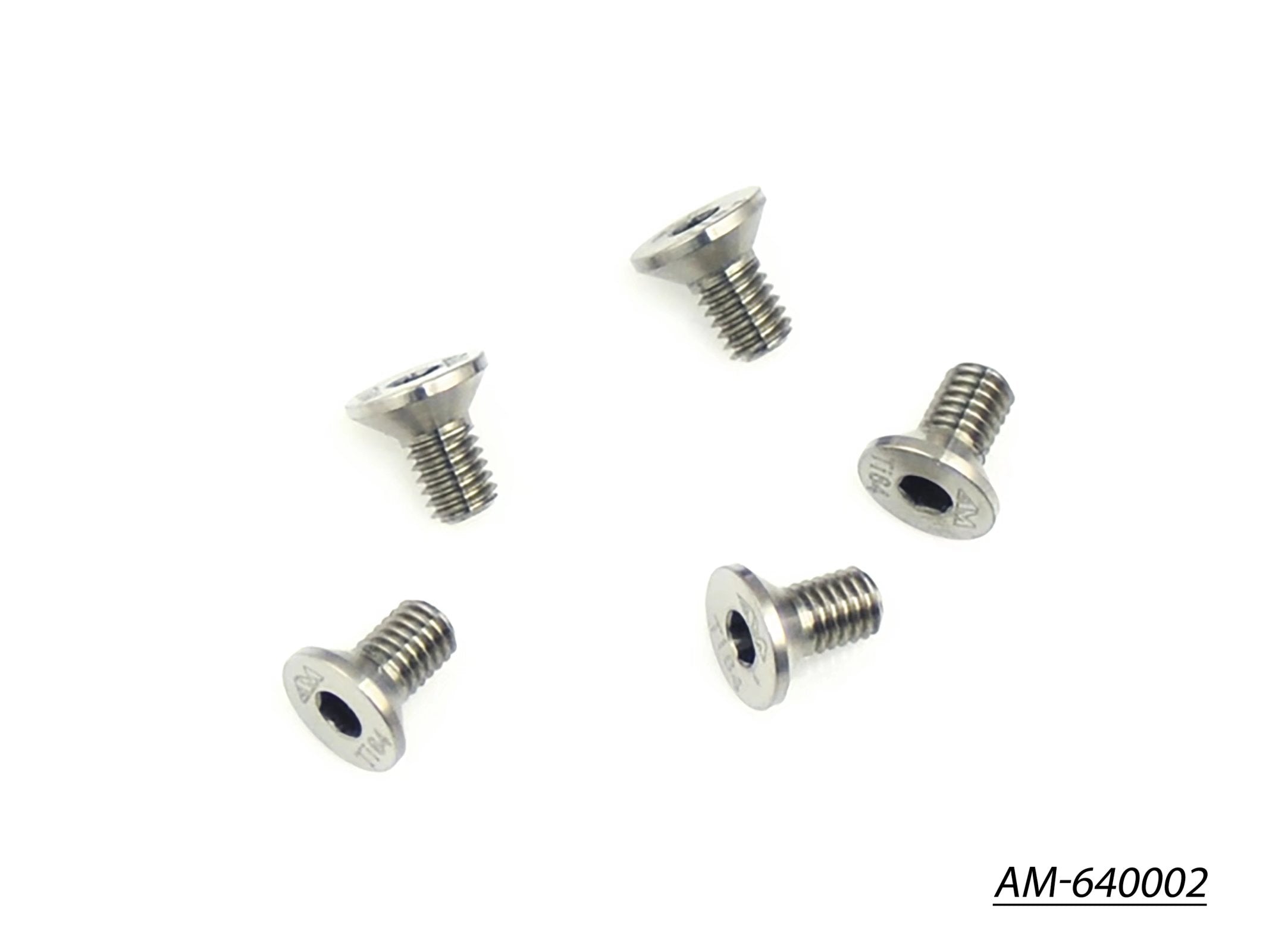 Arrowmax Screws AM-640002 Vis Titane Fraisée M3x6 5 pcs