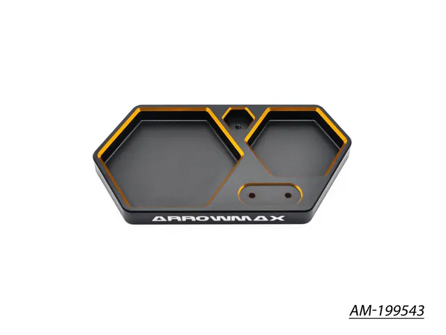 Arrowmax AM-199543 pied lampe stand Honeycomb noir doré