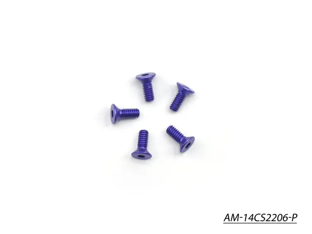 Arrowmax Vis Alu M2.2x6 Violette 7075 Lot 5 Fraisée