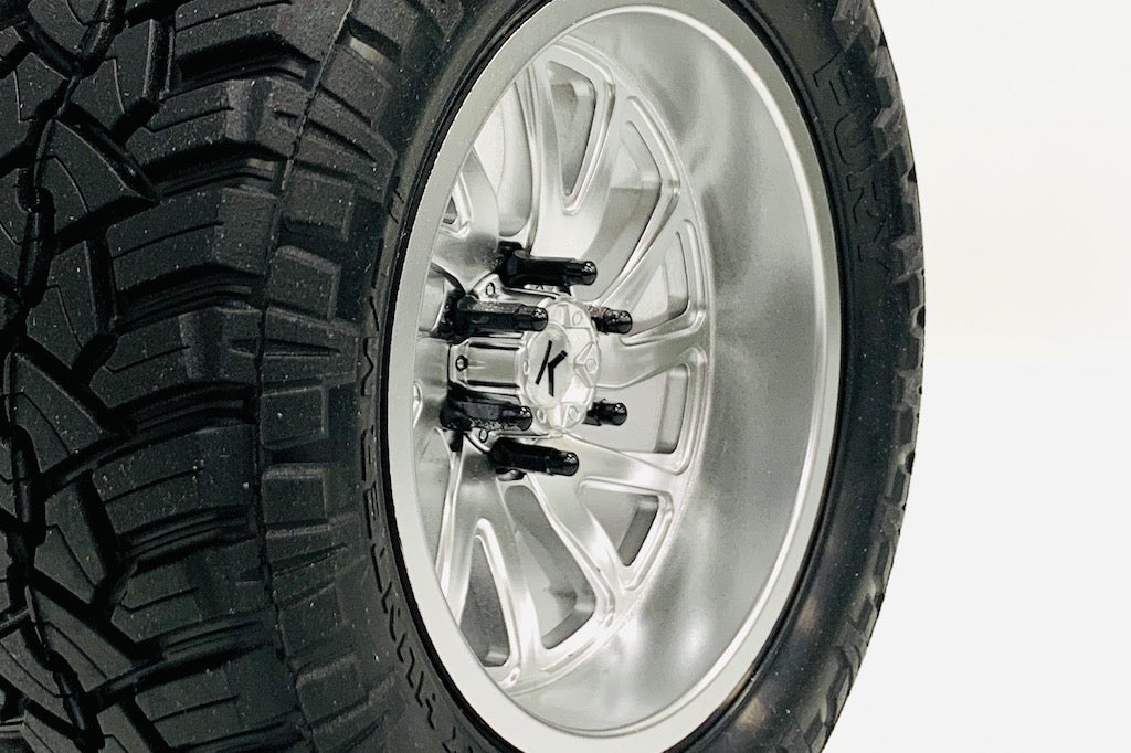CEN KAOS CKD0618 écrou de roue bullet noir chrome 24 pcs