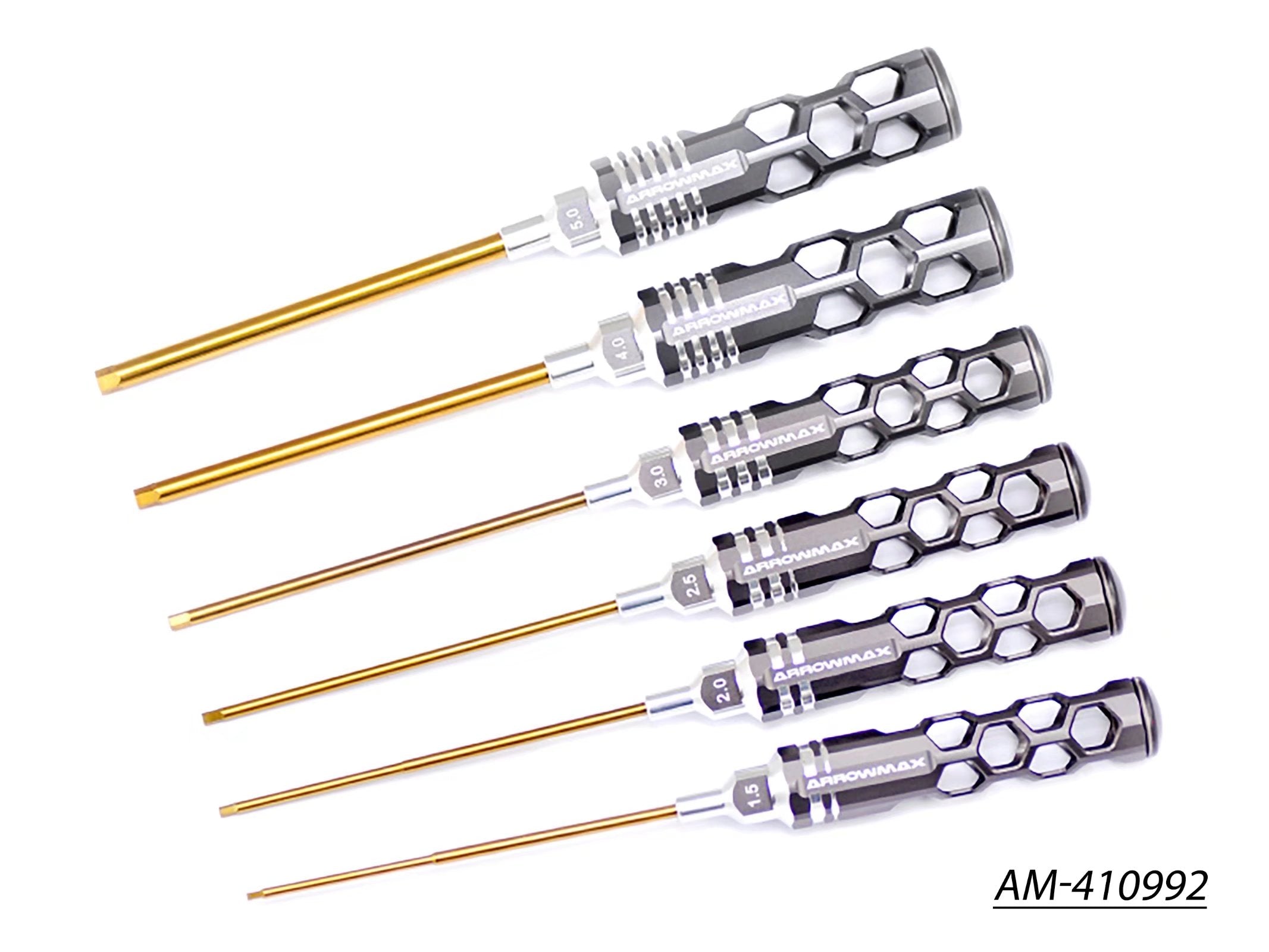 Arrowmax Tools Set AM-410992 jeu clés allen 120mm 6 pièces