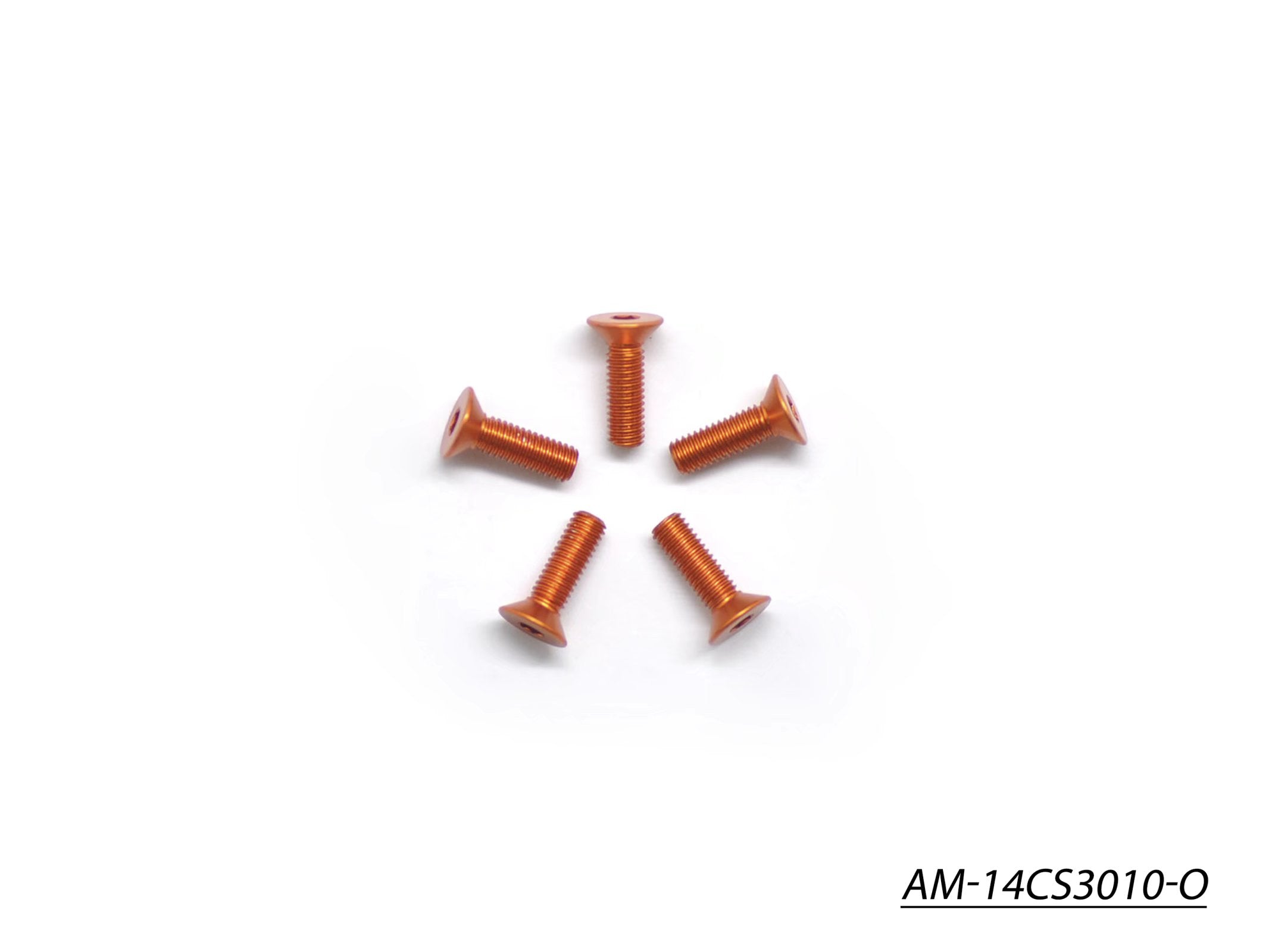 Arrowmax Screws AM-14CS3010-O vis alu M3x10 orange x5