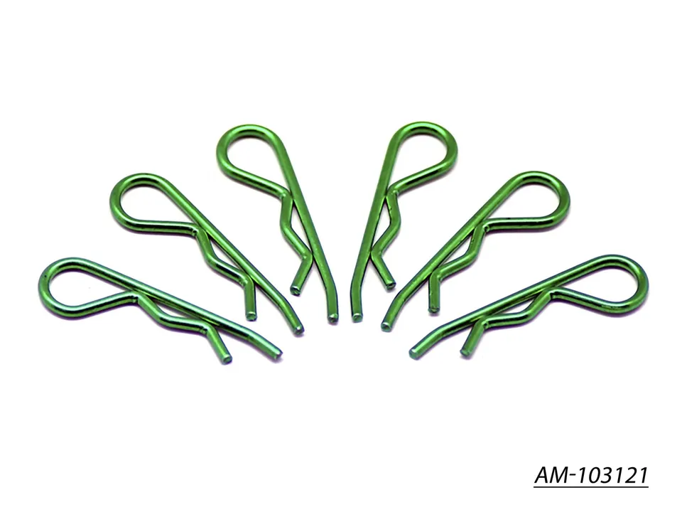 Arrowmax AM-103121 clips carrosserie 1/8 vert x6