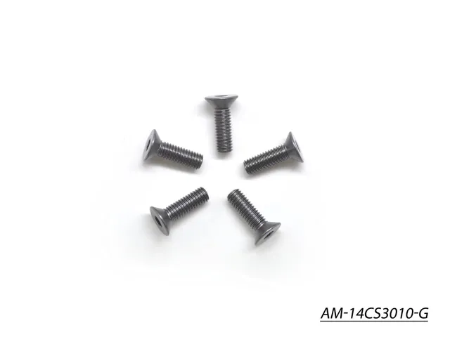 Arrowmax AM-14CS3010-G vis alu fraisée M3x10 grise x5