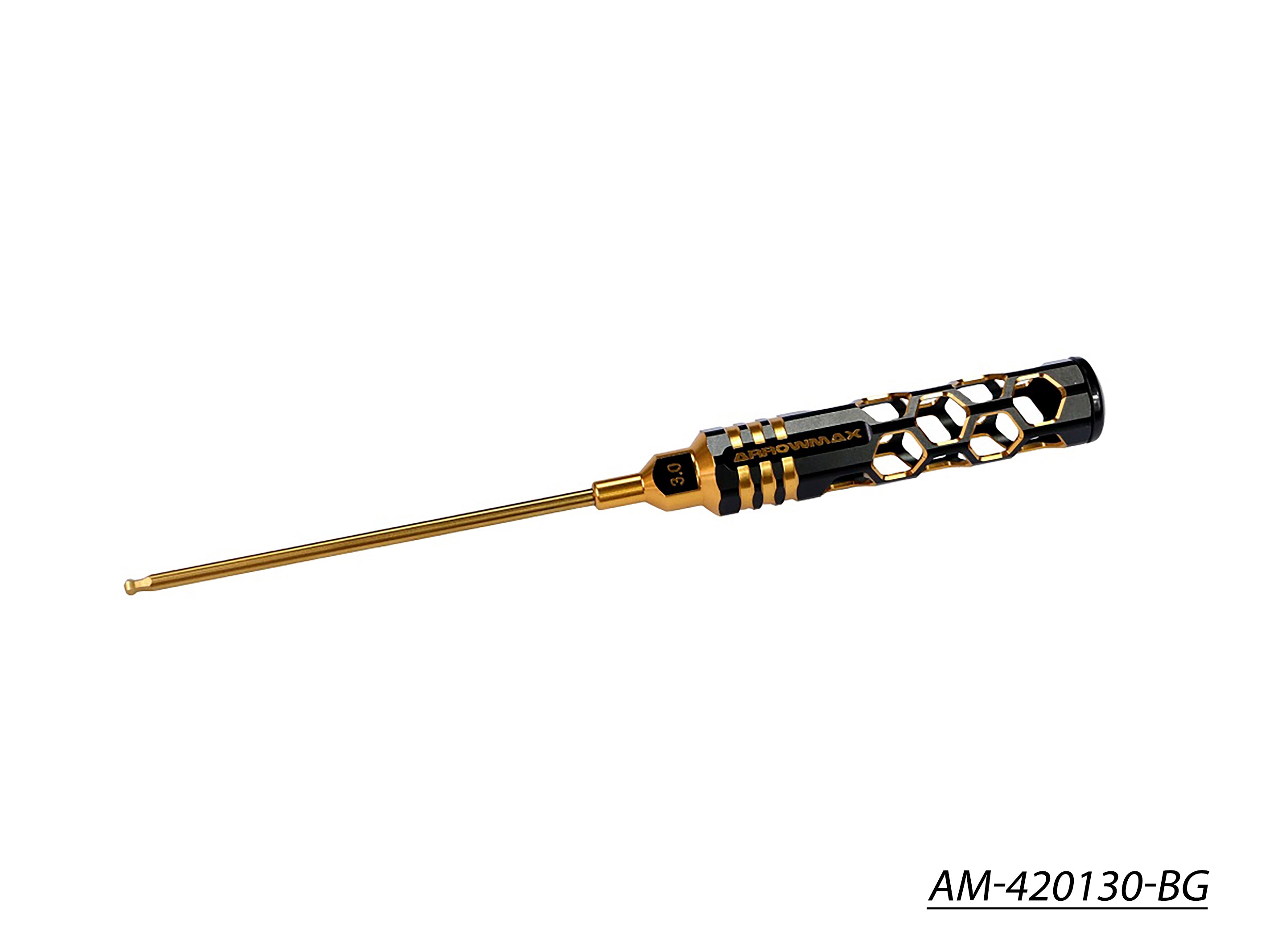 Arrowmax Black Golden Clé bille 3,0x120mm AM-420130-BG