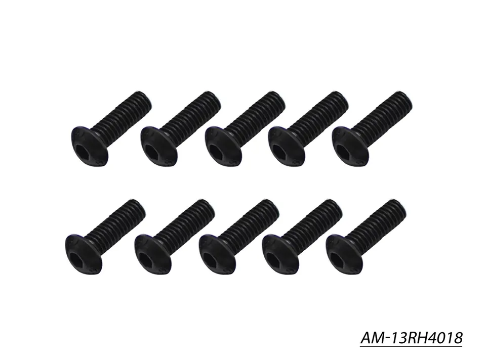 Arrowmax Screws Vis Allen AM-13RH4018 M4x18 Ronde lot 10