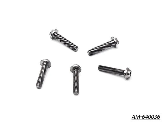 Arrowmax Screws AM-640036 vis titane M3x14 tête ronde (5)