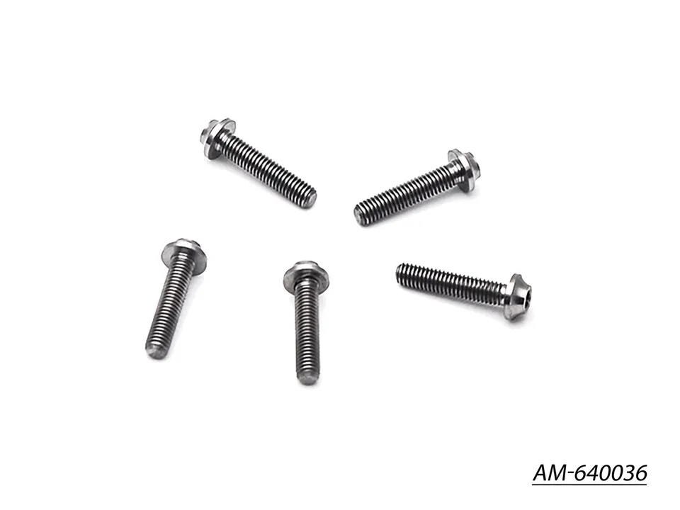 Arrowmax Screws AM-640036 vis titane M3x14 tête ronde (5)