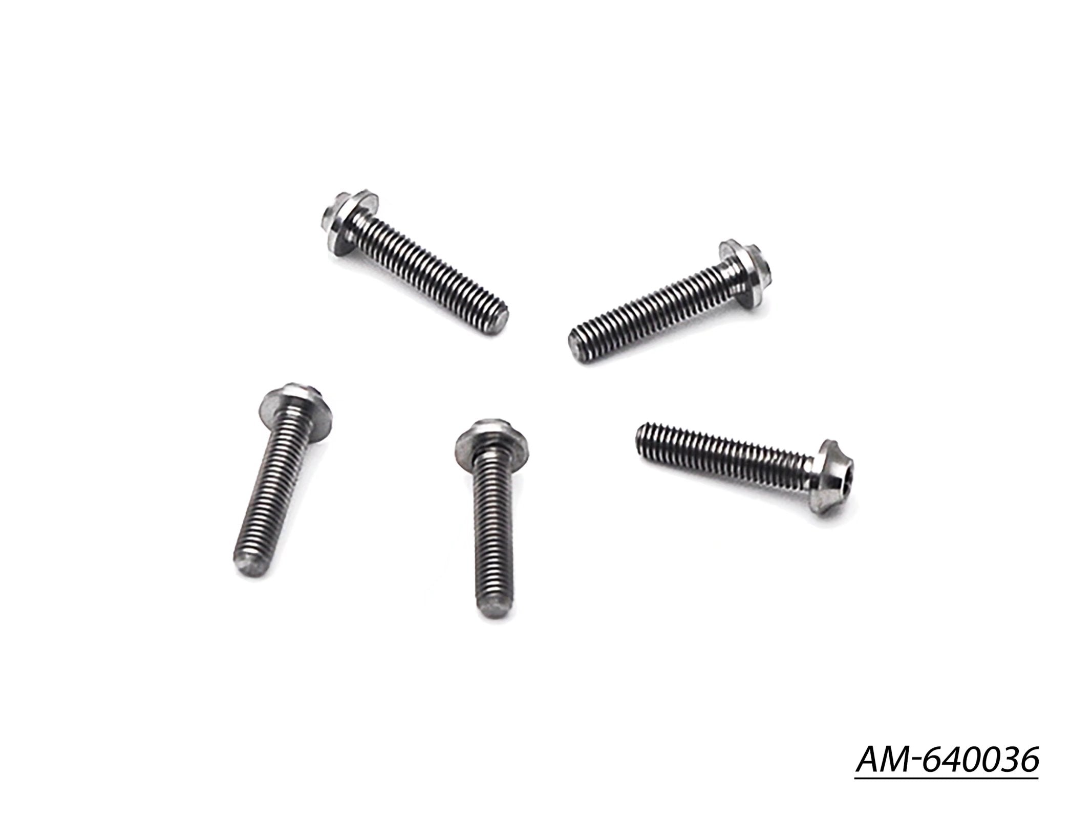 Arrowmax Screws AM-640036 vis titane M3x14 tête ronde (5)