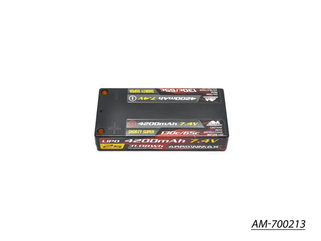 Arrowmax 2S LiPo AM-700213 batterie shorty 4200mAh 7,4V