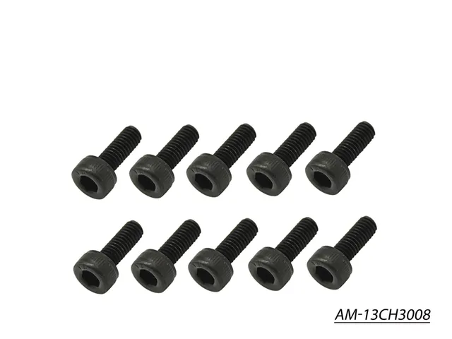 Arrowmax Screws AM-13CH3008 vis tête cylindrique M3x8 (10)