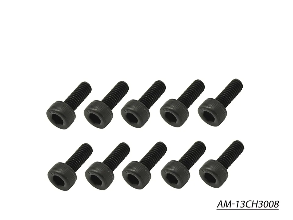 Arrowmax Screws AM-13CH3008 vis tête cylindrique M3x8 (10)