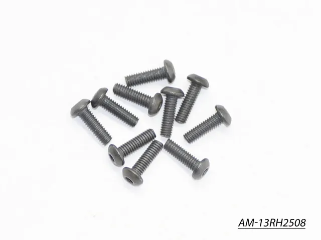 Arrowmax Screws AM-13RH2508 vis Allen ronde M2.5x8 lot de 10