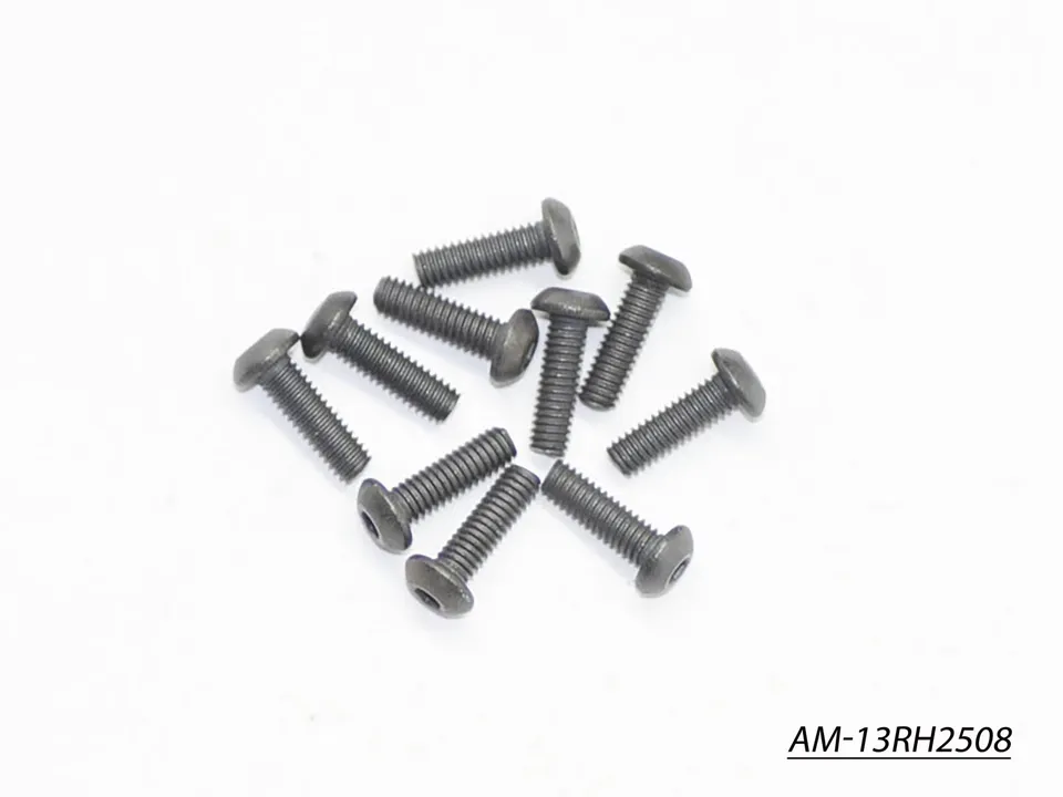 Arrowmax Screws AM-13RH2508 vis Allen ronde M2.5x8 lot de 10