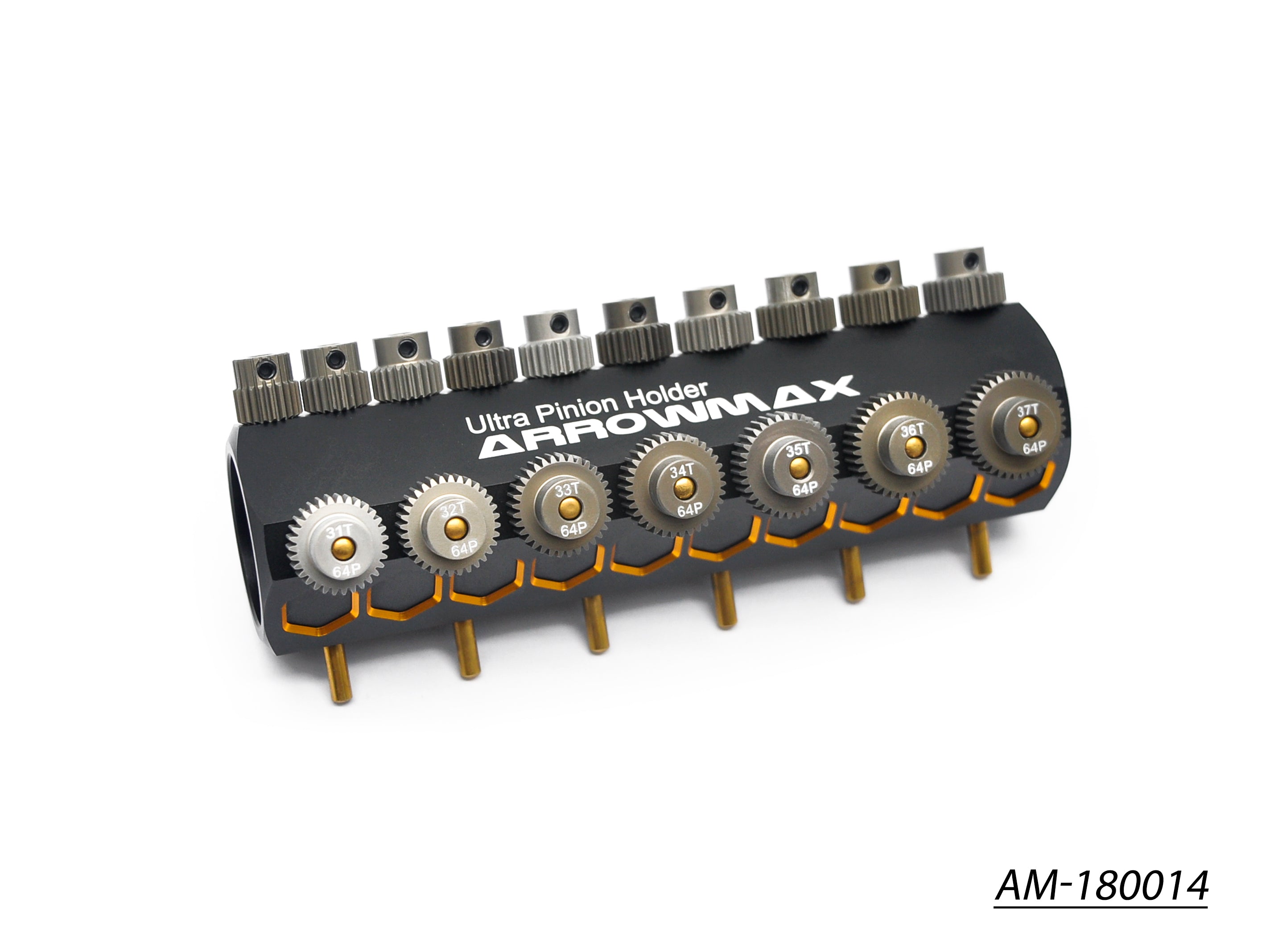 Arrowmax Gears AM-180014 set 17 pignons alu 64DP + caddy