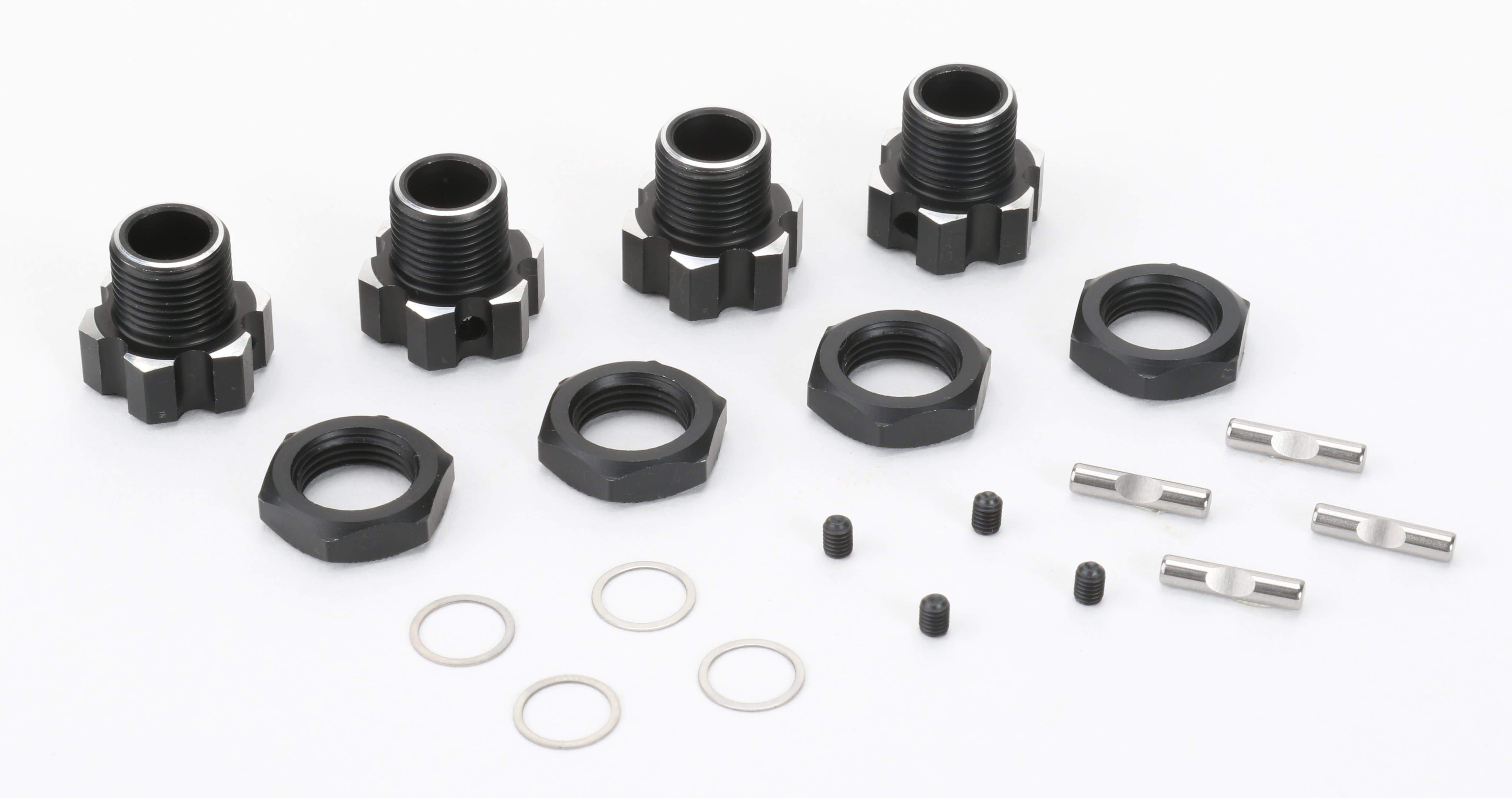 CEN CKR0203 hexagone roue alu 17mm Reeper noir lot 4